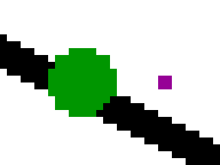 Rasterized result at high resolution